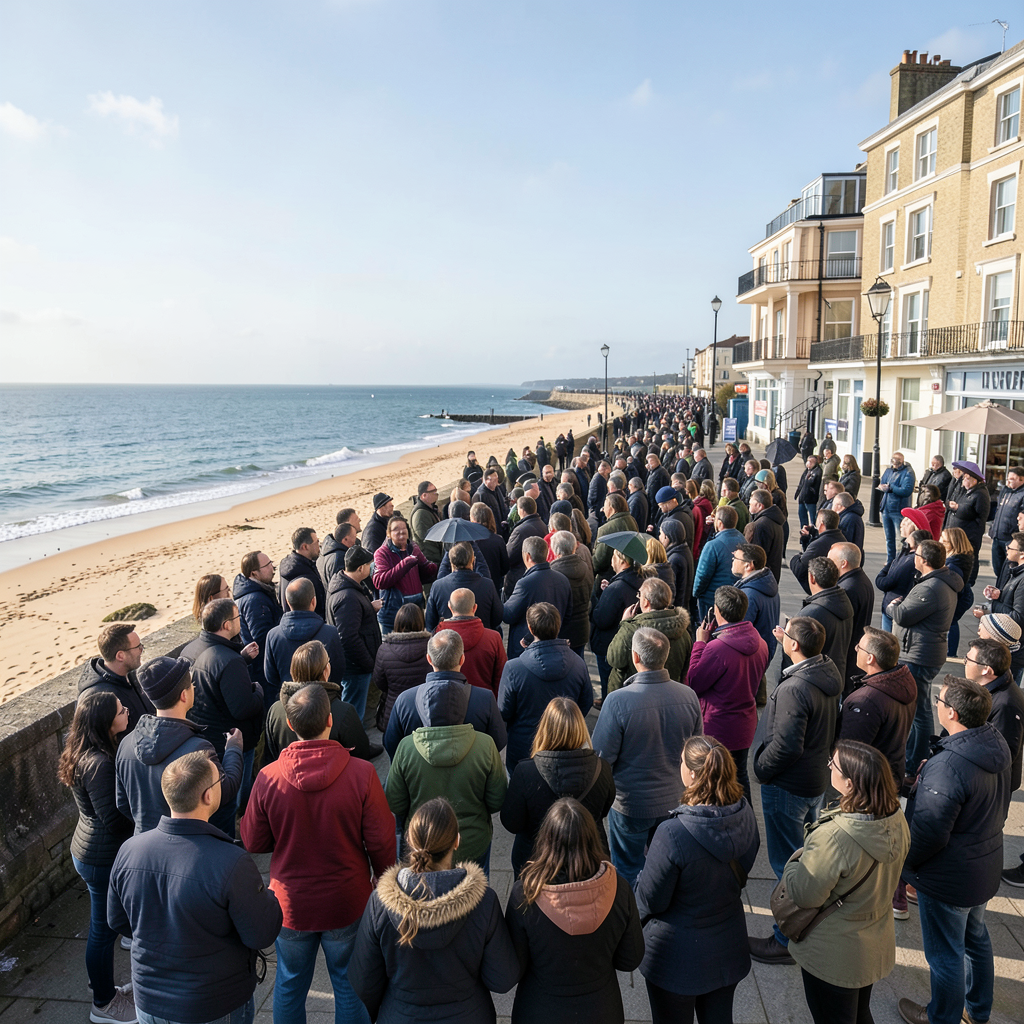Brighton protest targets Home Office plans to disperse asylum seekers from city hotel